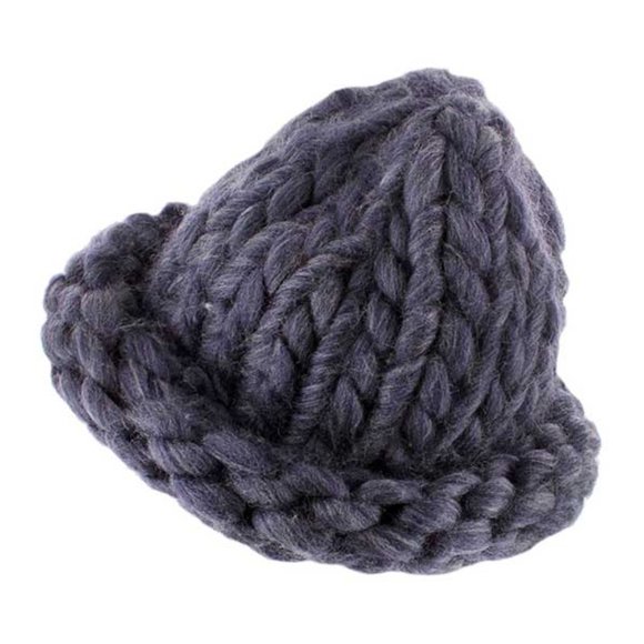 NWT Gray Knitted Winter Hat